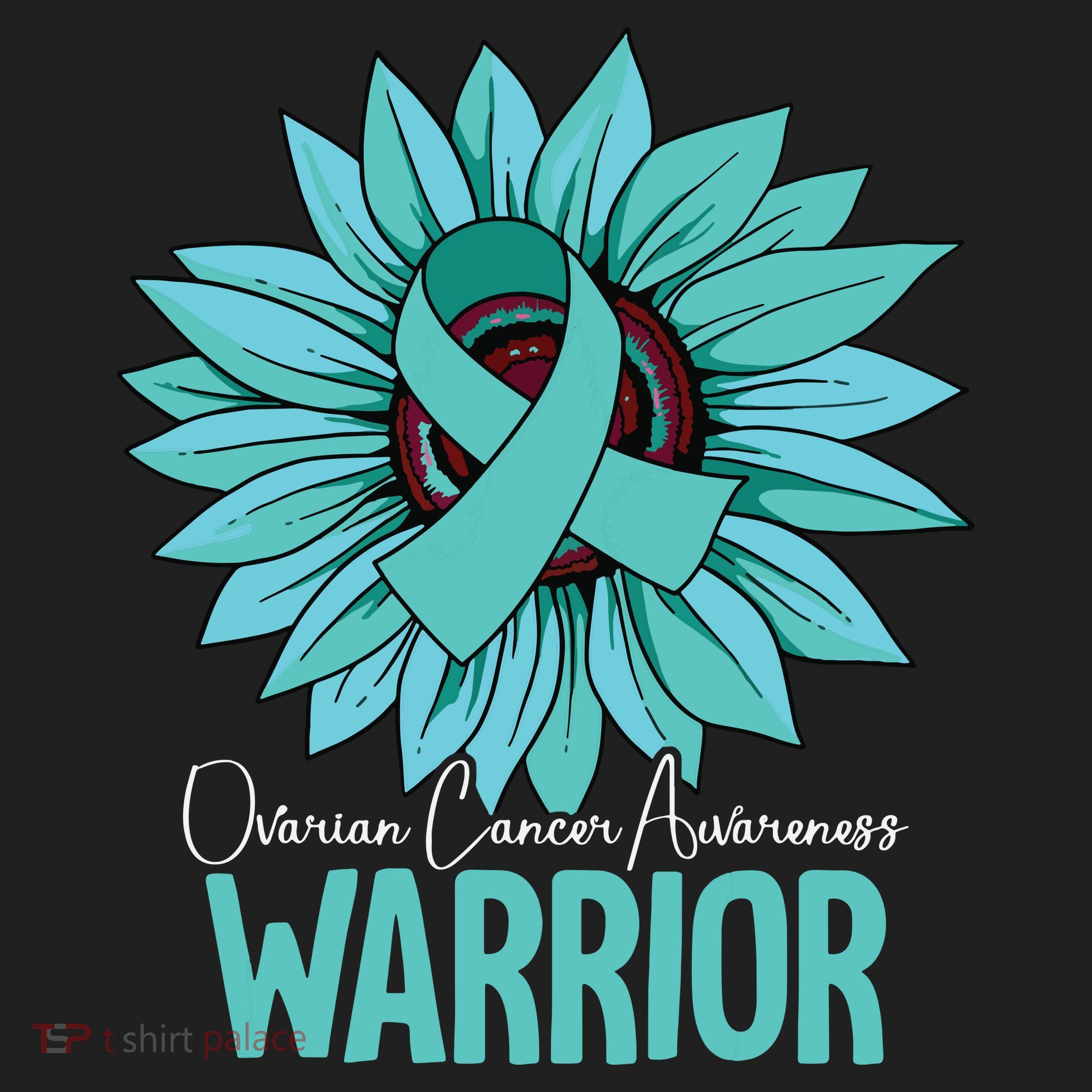 Warrior Ovarian Cancer Awareness Women's Sweatshirt