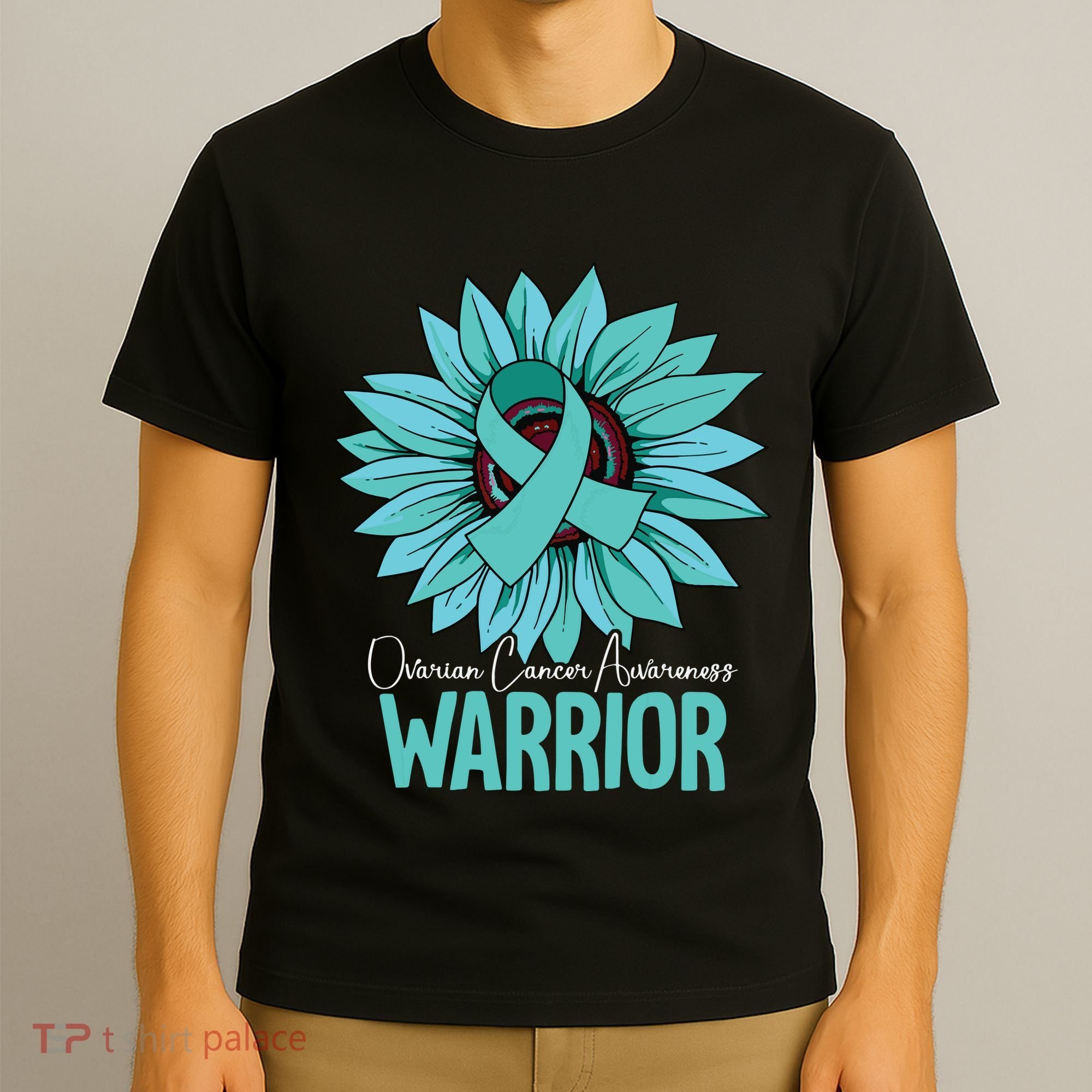 Warrior Ovarian Cancer Awareness T-Shirt