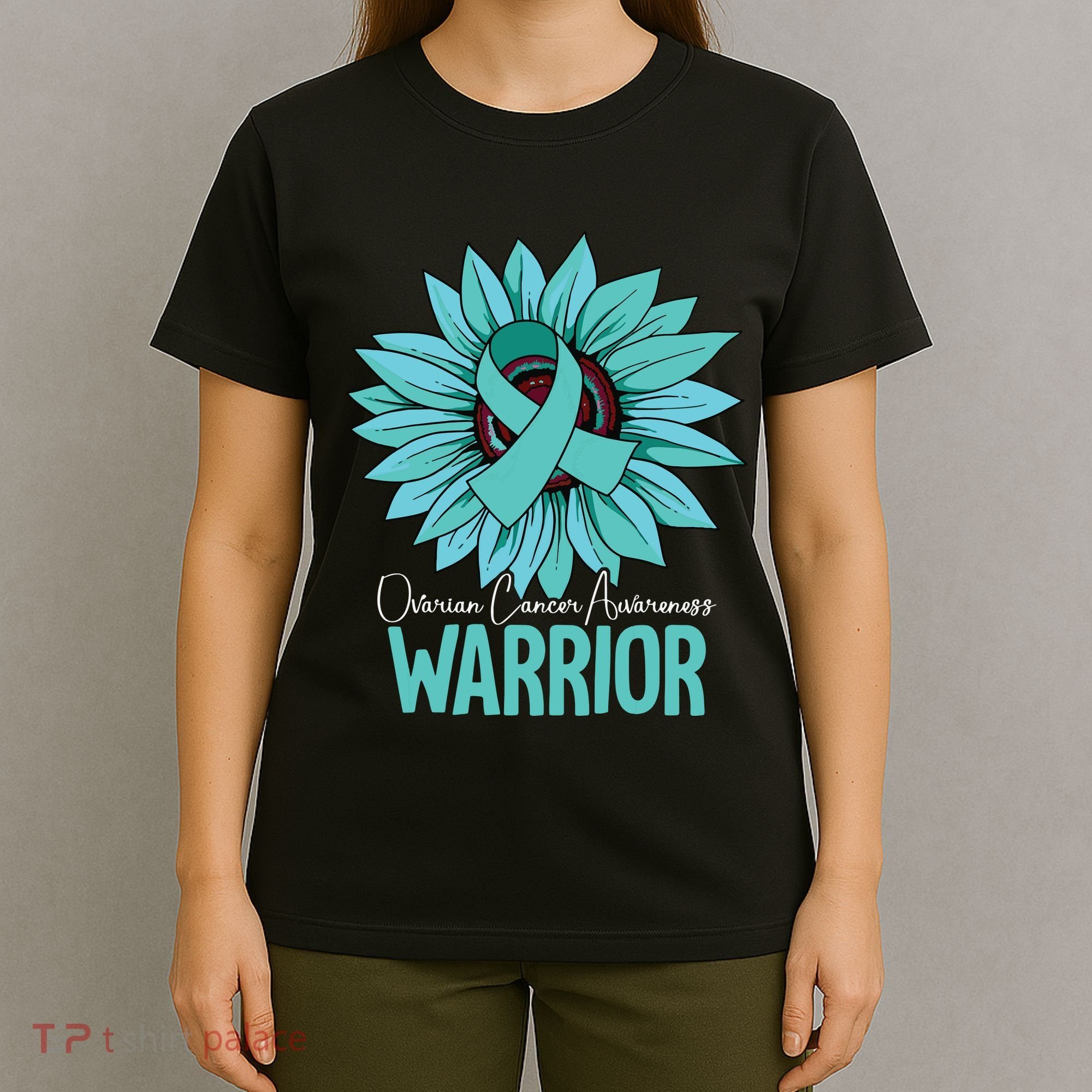 Warrior Ovarian Cancer Awareness T-Shirt