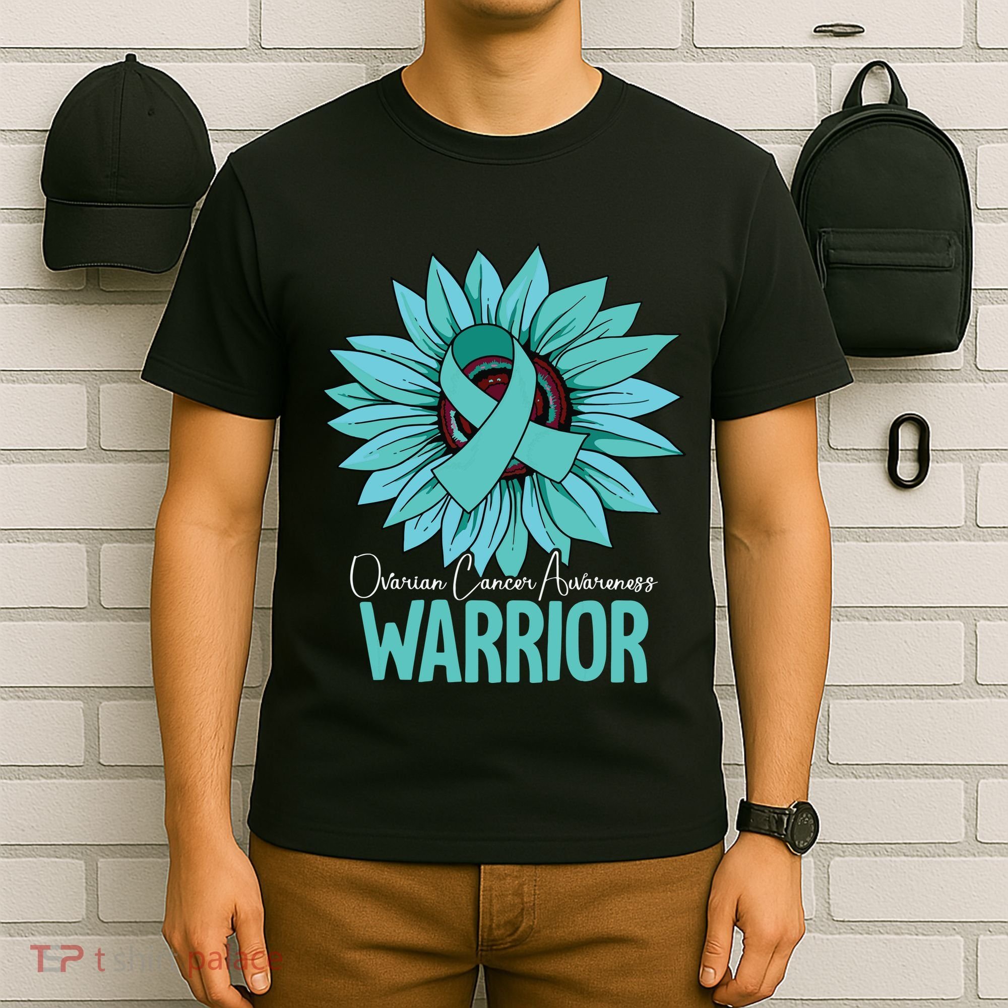 Warrior Ovarian Cancer Awareness T-Shirt