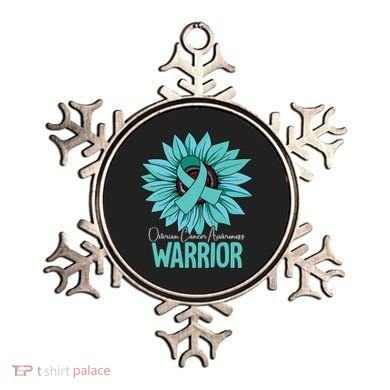 Warrior Ovarian Cancer Awareness Ornament