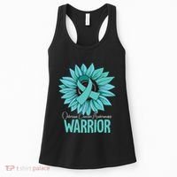 Warrior Ovarian Cancer Awareness Women's Tank Top thumb 0