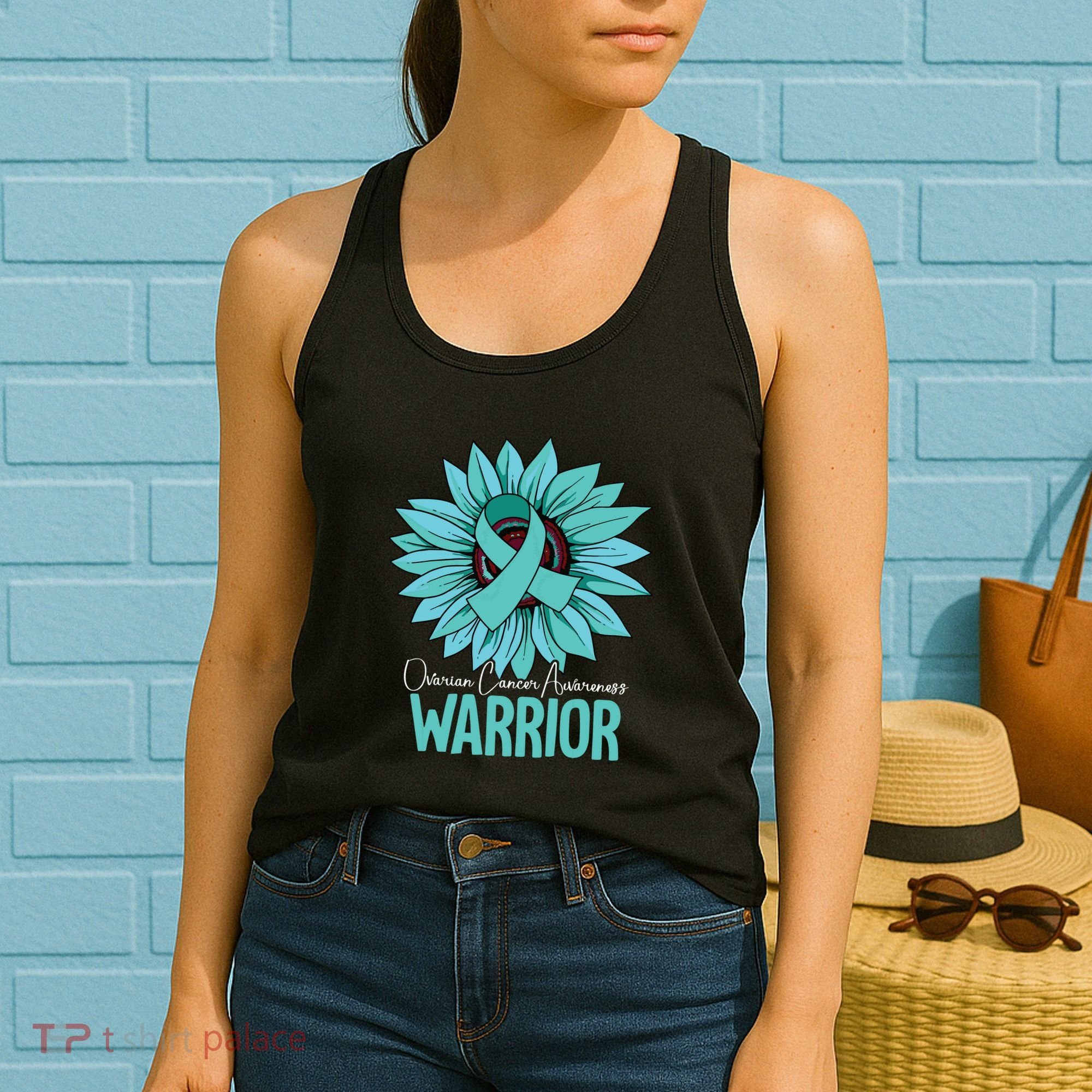 Warrior Ovarian Cancer Awareness Women's Tank Top