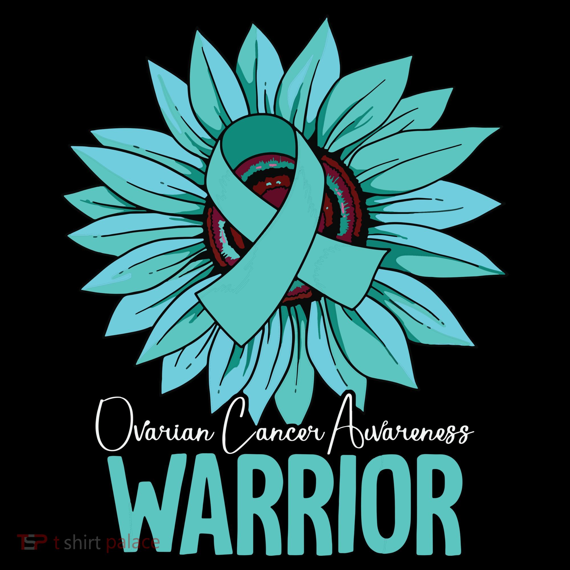 Warrior Ovarian Cancer Awareness Women's Long Sleeve Shirt