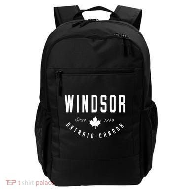 Windsor Ontario Canada Maple Leaf Canadian Gift Backpack
