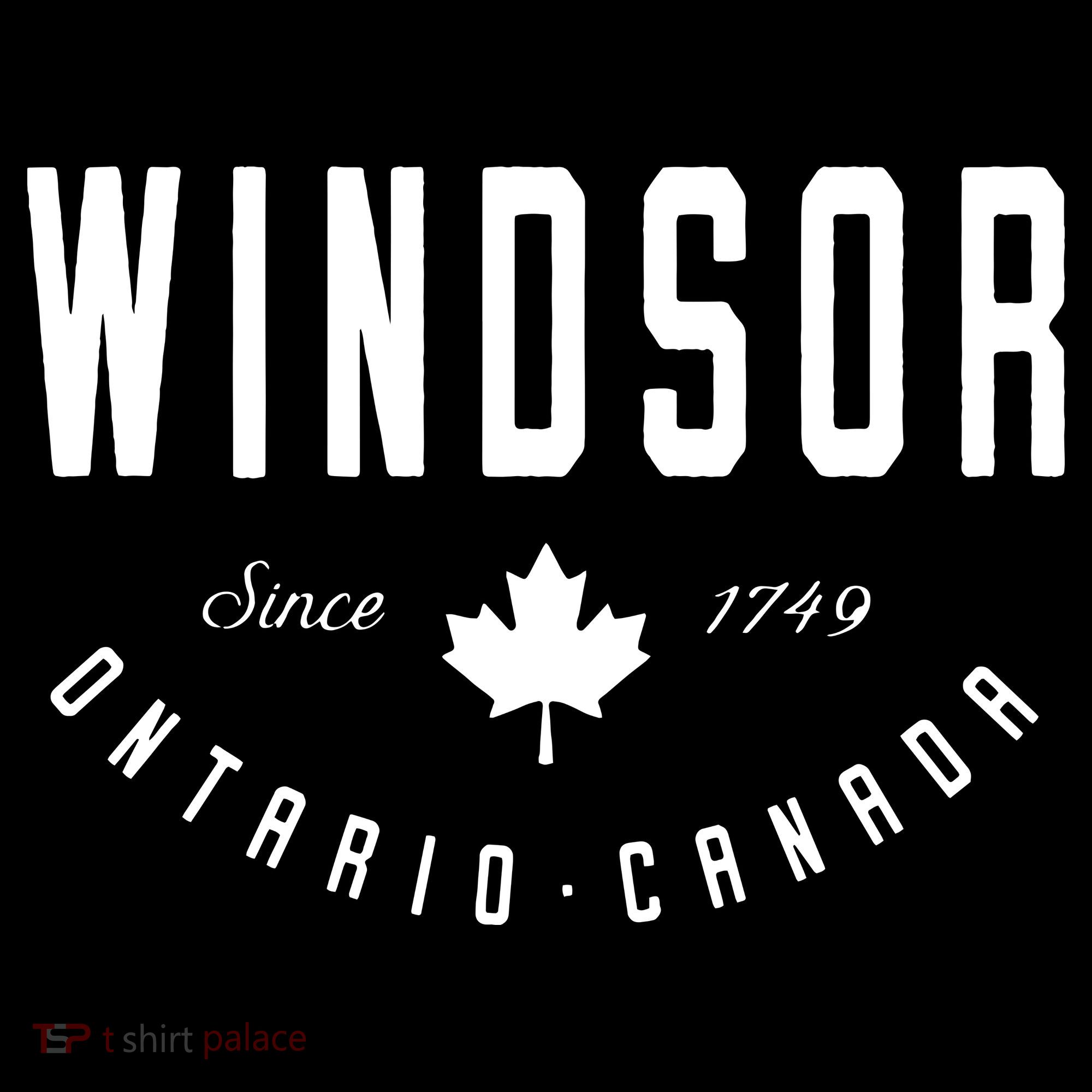 Windsor Ontario Canada Maple Leaf Canadian Gift Backpack