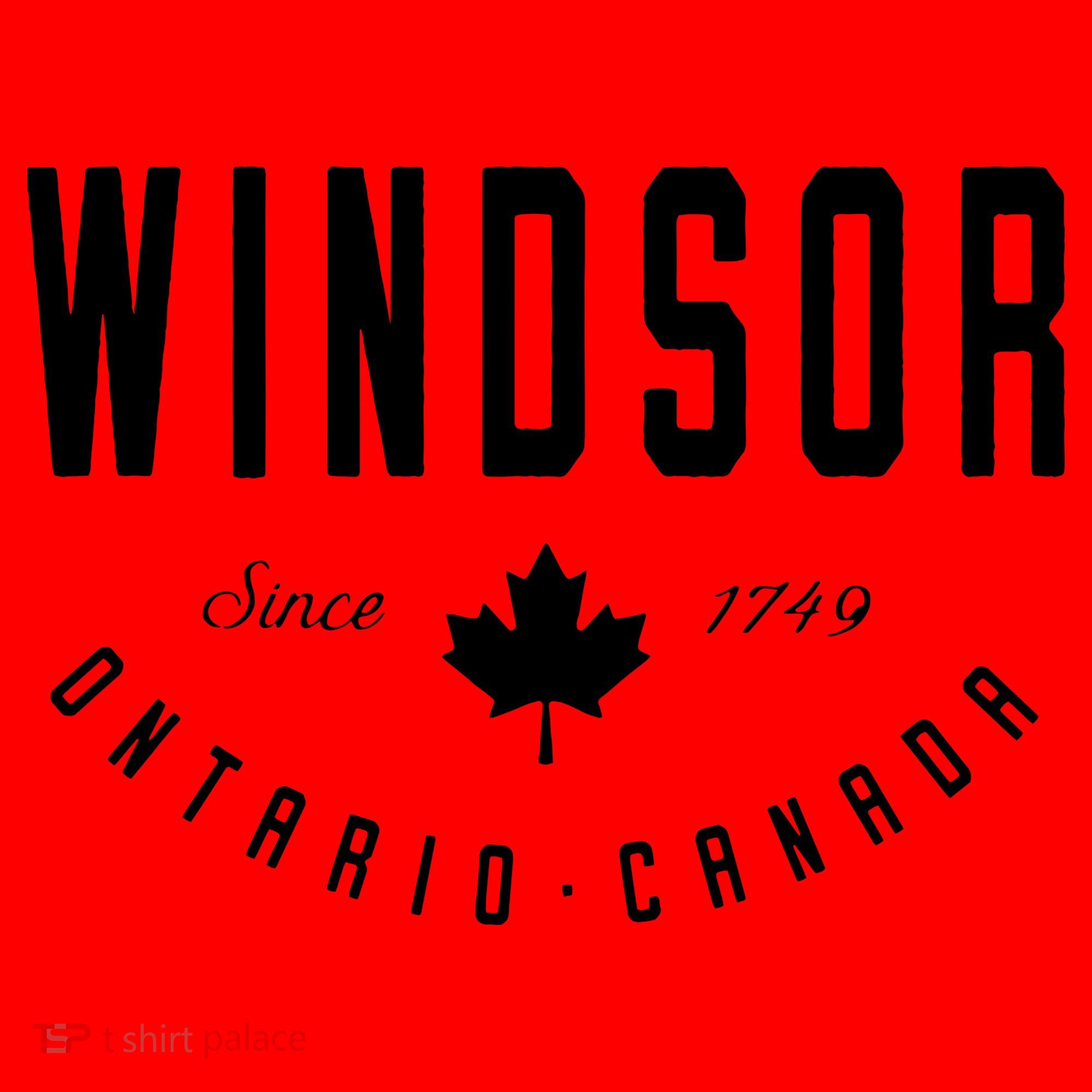 Windsor Ontario Canada Maple Leaf Canadian Gift Santa Hat