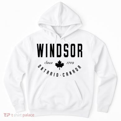 Windsor Ontario Canada Maple Leaf Canadian Gift Hoodie