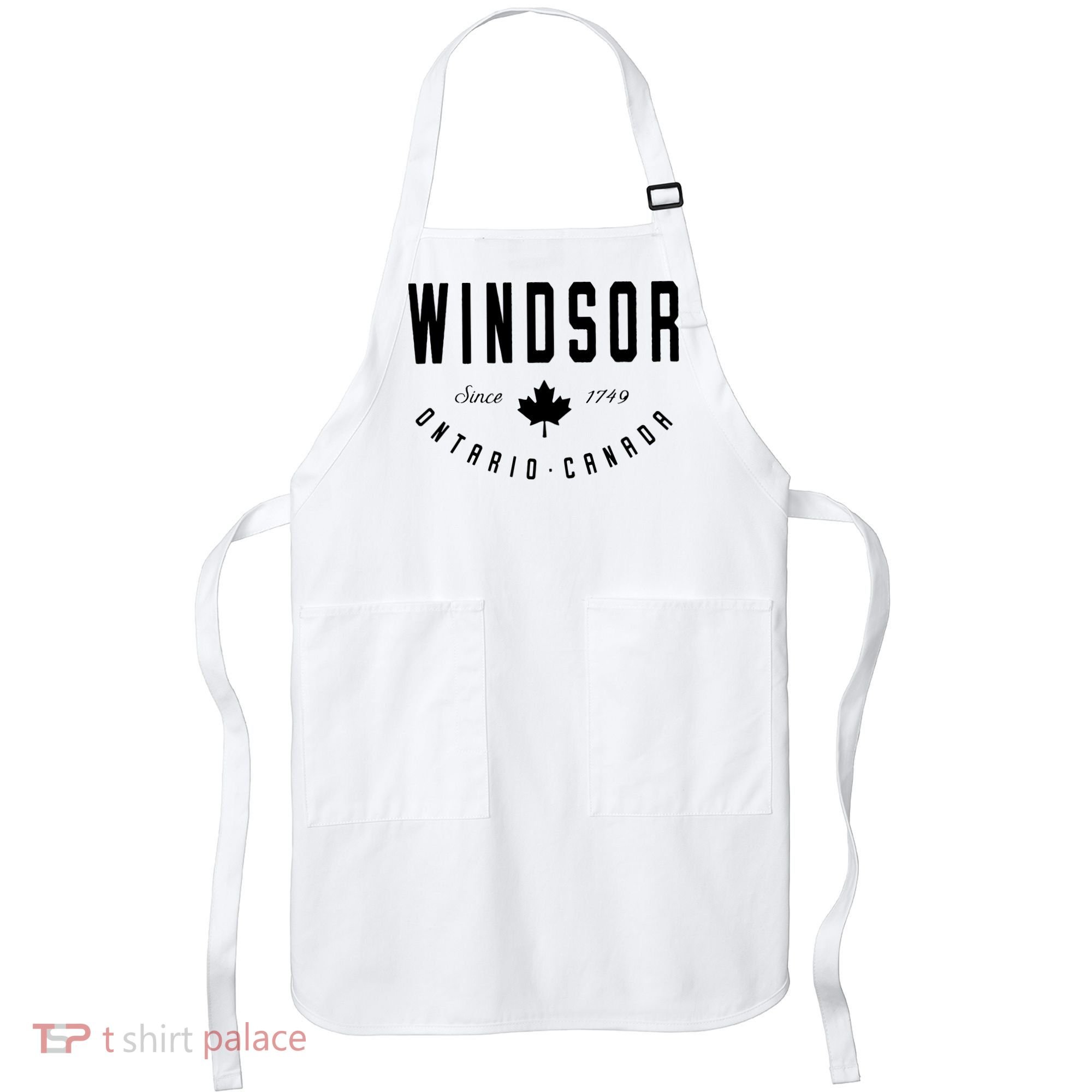 Windsor Ontario Canada Maple Leaf Canadian Gift Apron
