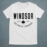 Windsor Ontario Canada Maple Leaf Canadian Gift T-Shirt thumb 5