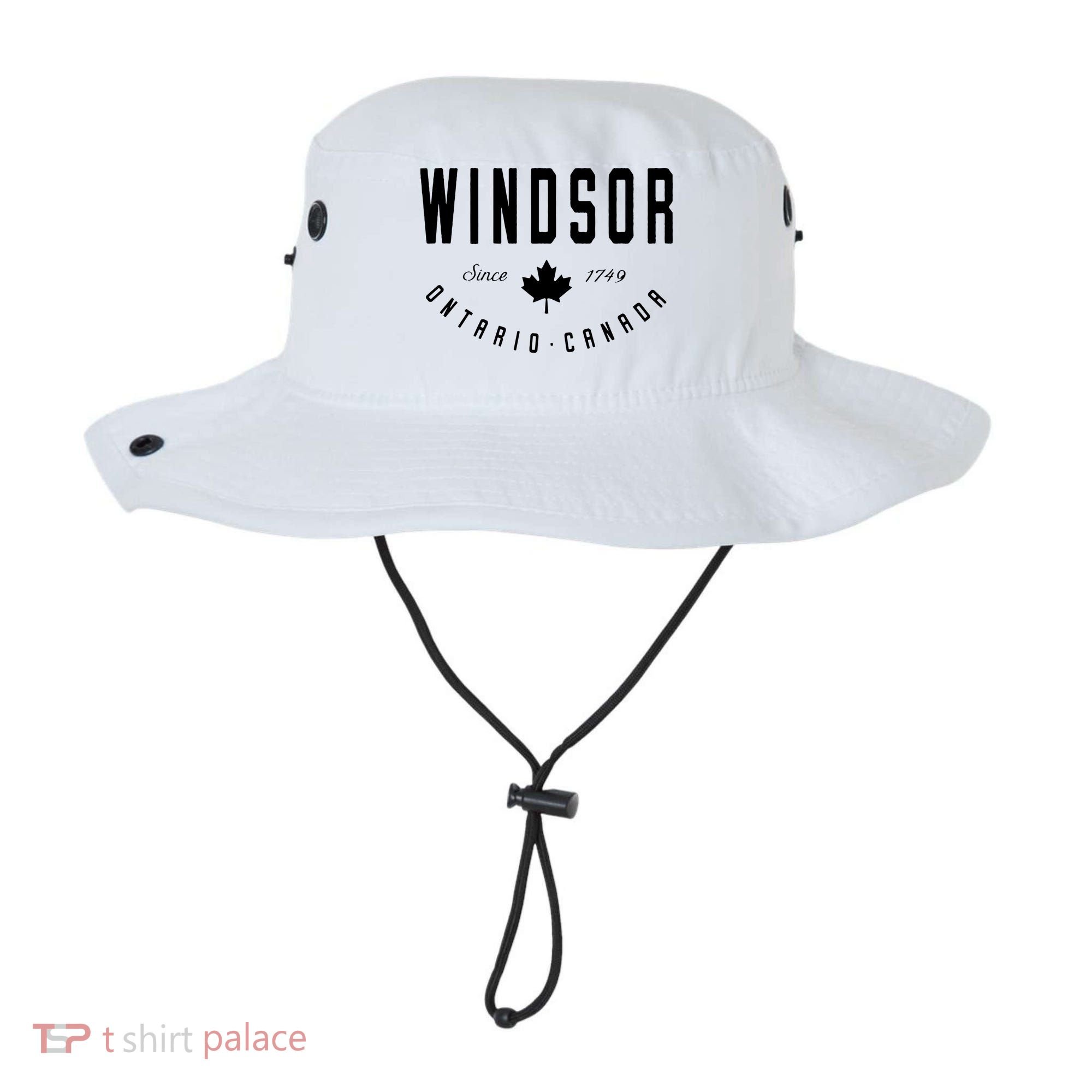 Windsor Ontario Canada Maple Leaf Canadian Gift Bucket Hat
