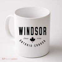 Windsor Ontario Canada Maple Leaf Canadian Gift Coffee Mug thumb 0