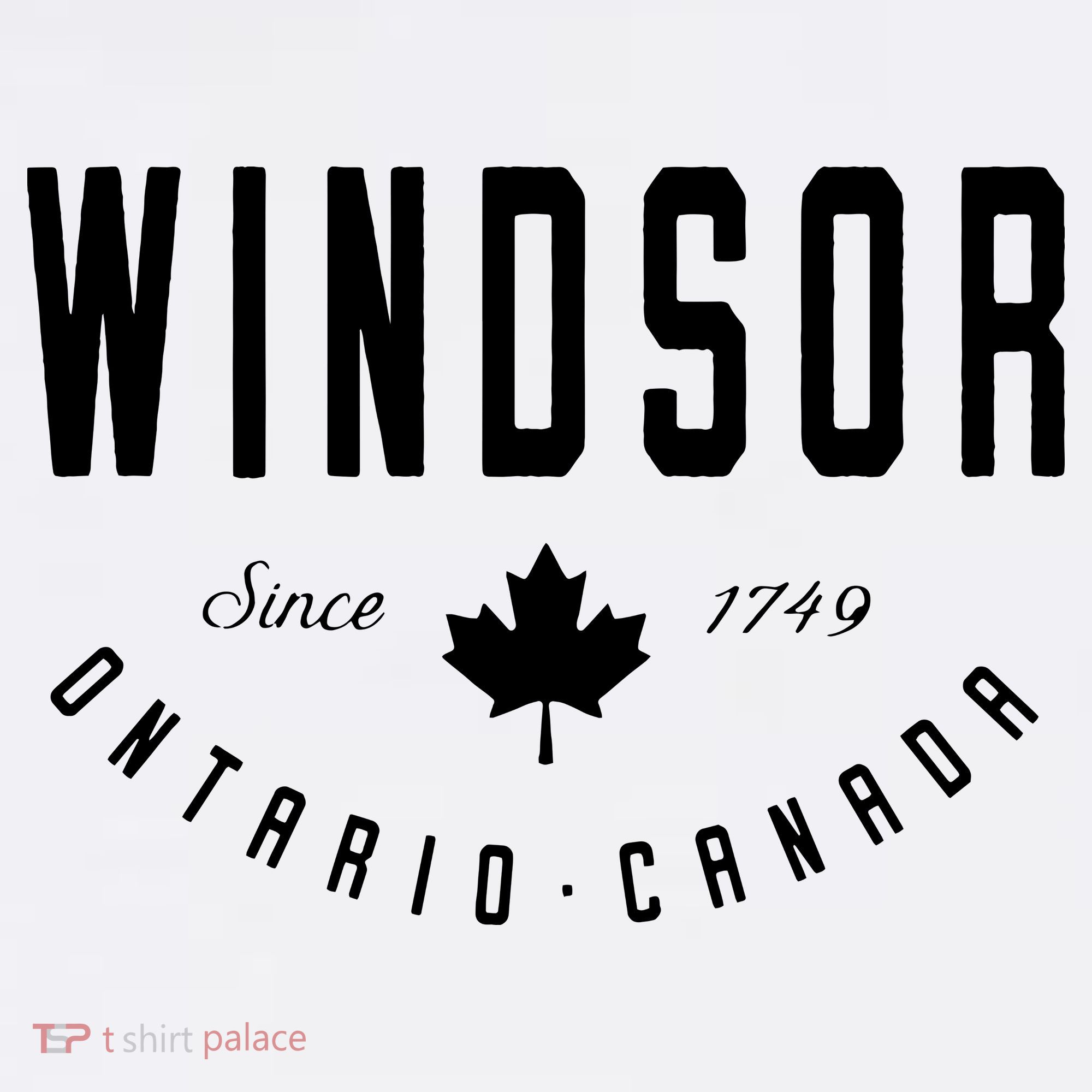 Windsor Ontario Canada Maple Leaf Canadian Gift Beanie