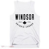 Windsor Ontario Canada Maple Leaf Canadian Gift Tank Top thumb 0