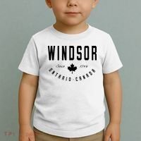 Windsor Ontario Canada Maple Leaf Canadian Gift Toddler T-Shirt thumb 2