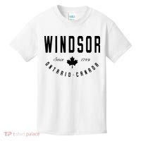 Windsor Ontario Canada Maple Leaf Canadian Gift Kids T-Shirt thumb 0