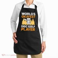 World's Okayest Disc Golf Player Apron thumb 2