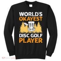 World's Okayest Disc Golf Player Sweatshirt thumb 0