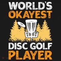World's Okayest Disc Golf Player Sweatshirt thumb 3