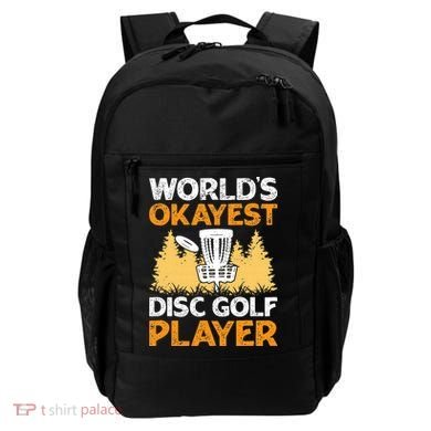 World's Okayest Disc Golf Player Backpack