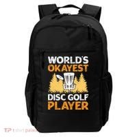World's Okayest Disc Golf Player Backpack thumb 0