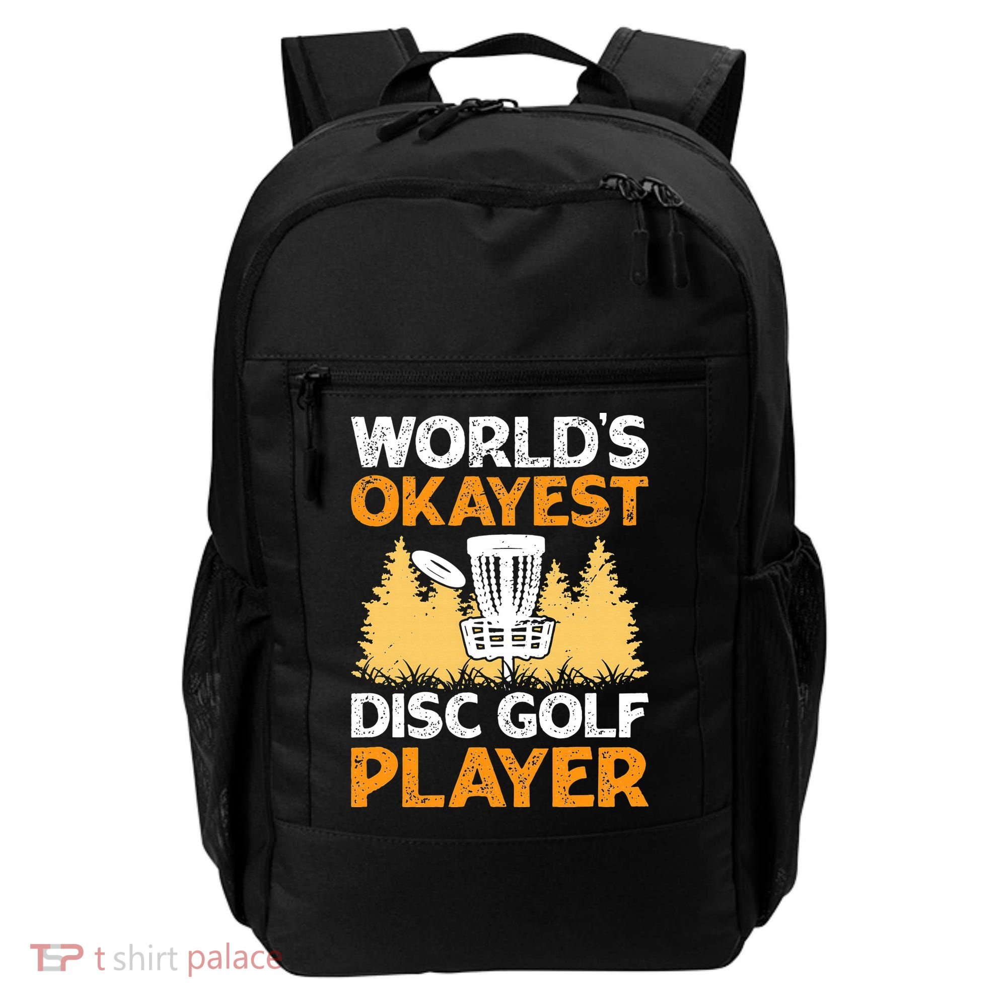 World's Okayest Disc Golf Player Backpack