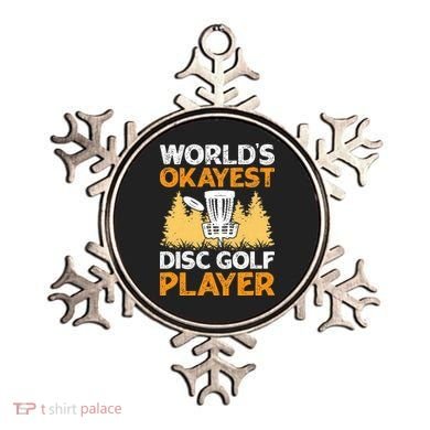 World's Okayest Disc Golf Player Ornament