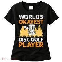 World's Okayest Disc Golf Player Women's T-Shirt thumb 0