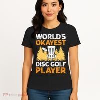 World's Okayest Disc Golf Player Women's T-Shirt thumb 4
