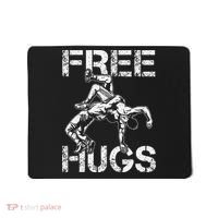Wrestling Outfit  Distressed Free Hug Wrestling Wrestler  Mousepad thumb 0
