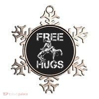 Wrestling Outfit  Distressed Free Hug Wrestling Wrestler  Ornament thumb 0