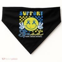 World's Okayest Euchre Partner Cards Funny Sarcastic USA-Made Doggie Bandana thumb 0