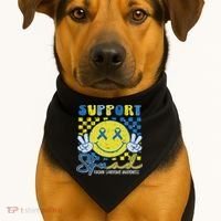 World's Okayest Euchre Partner Cards Funny Sarcastic USA-Made Doggie Bandana thumb 1