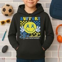 World's Okayest Euchre Partner Cards Funny Sarcastic Kids Hoodie thumb 2