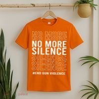 Wear Orange End Gun Violence Protect Kids Not Guns T-Shirt thumb 2