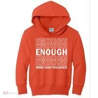 Wear Orange End Gun Violence Protect Kids Not Guns Kids Hoodie thumb 0