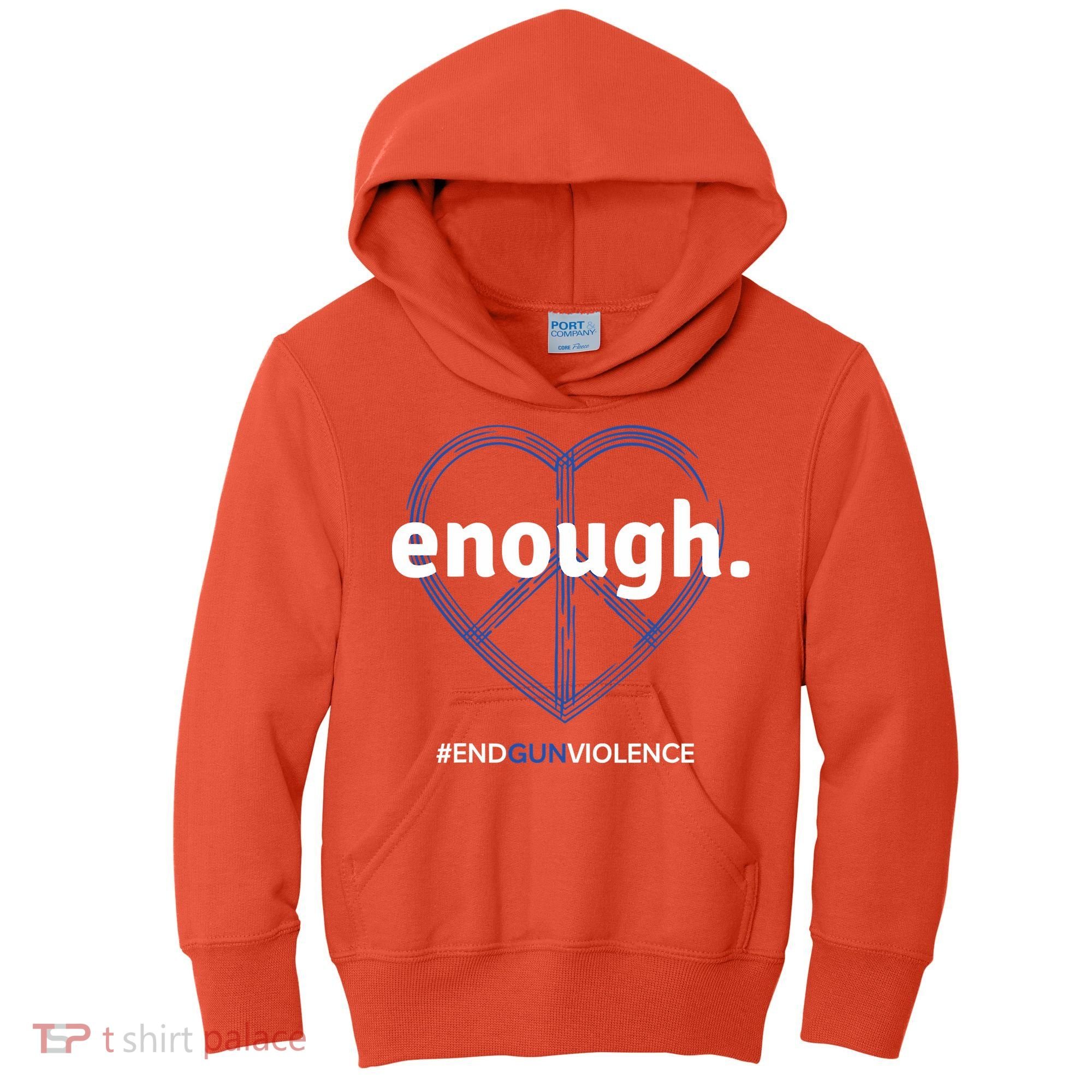 Wear Orange End Gun Violence Protect Kids Not Guns Kids Hoodie