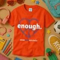 Wear Orange End Gun Violence Protect Kids Not Guns Kids T-Shirt thumb 3