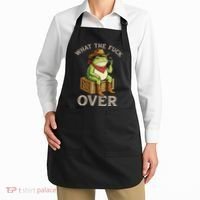 WTF Over Frog Funny Sarcastic Meme Walkie Talkie Apron thumb 2
