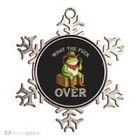 WTF Over Frog Funny Sarcastic Meme Walkie Talkie Ornament thumb 0
