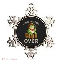 WTF Over Frog Funny Sarcastic Meme Walkie Talkie Ornament thumb 0