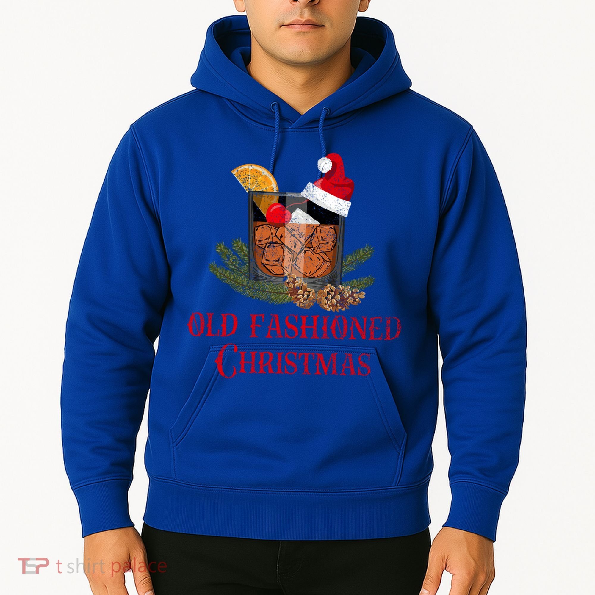 Whiskey Old Fashioned Christmas Funny Bourbon Cocktail Meaningful Gift Hoodie