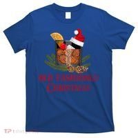 Whiskey Old Fashioned Christmas Funny Bourbon Cocktail Meaningful Gift T-Shirt thumb 0