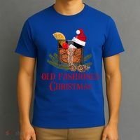 Whiskey Old Fashioned Christmas Funny Bourbon Cocktail Meaningful Gift T-Shirt thumb 3