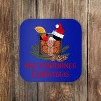 Whiskey Old Fashioned Christmas Funny Bourbon Cocktail Meaningful Gift Coaster thumb 0