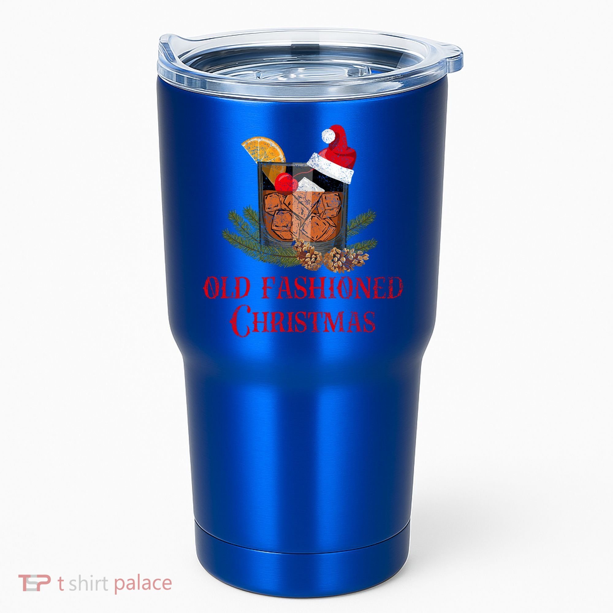 Whiskey Old Fashioned Christmas Funny Bourbon Cocktail Meaningful Gift Tumbler