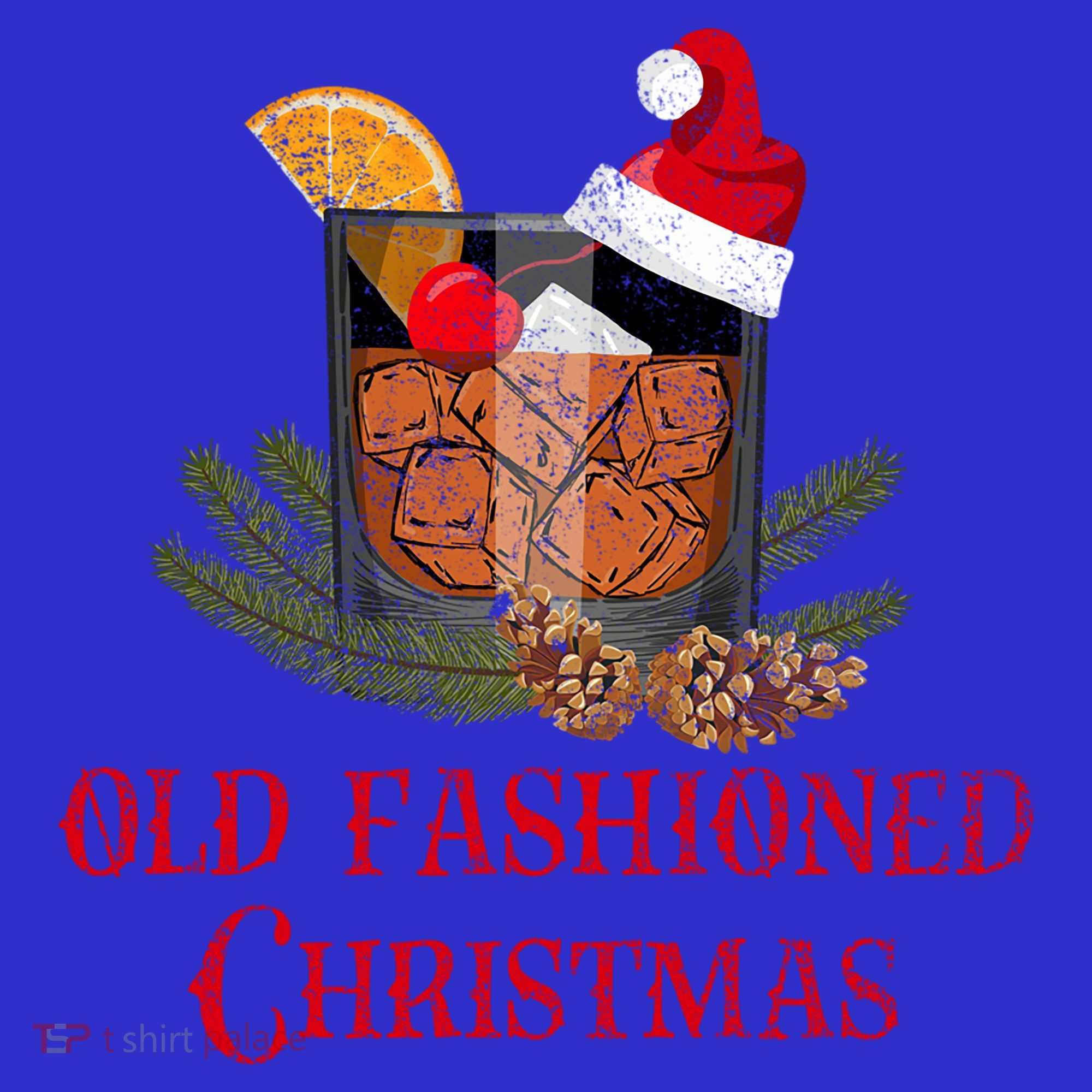 Whiskey Old Fashioned Christmas Funny Bourbon Cocktail Meaningful Gift Women's Tank Top