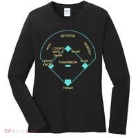 Who's on First Funny Baseball Positions Names Women's Long Sleeve Shirt thumb 0
