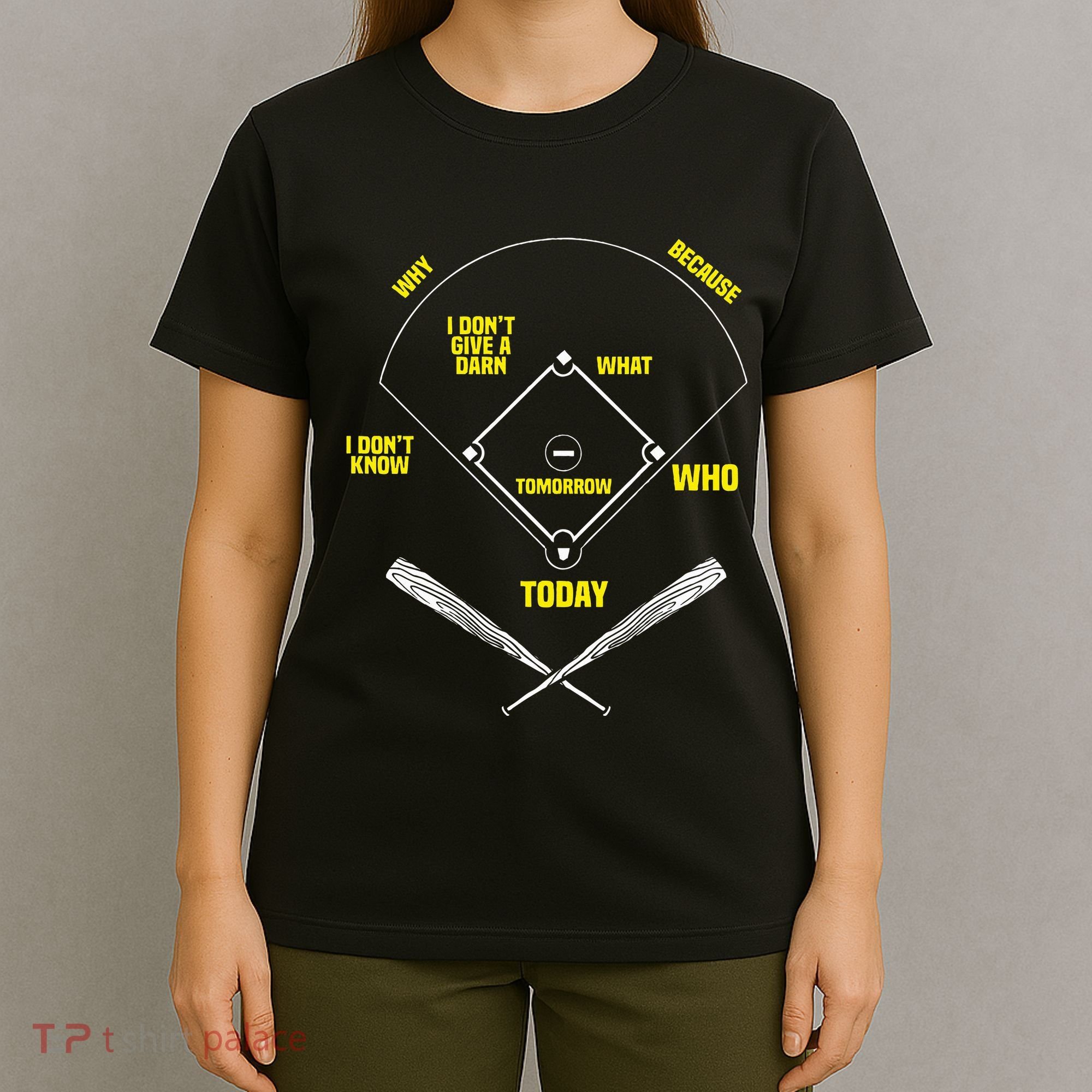 WhoS On First Funny Baseball Positions Names T-Shirt