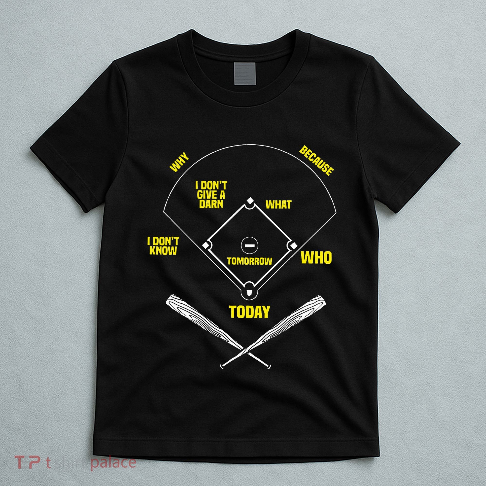 WhoS On First Funny Baseball Positions Names T-Shirt